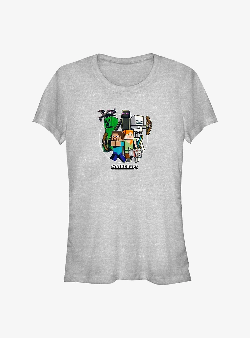 Minecraft Crafty Crew Girls T-Shirt