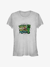 Minecraft Creeper Blast Girls T-Shirt