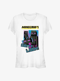 Minecraft Enderman Don't Look Girls T-Shirt