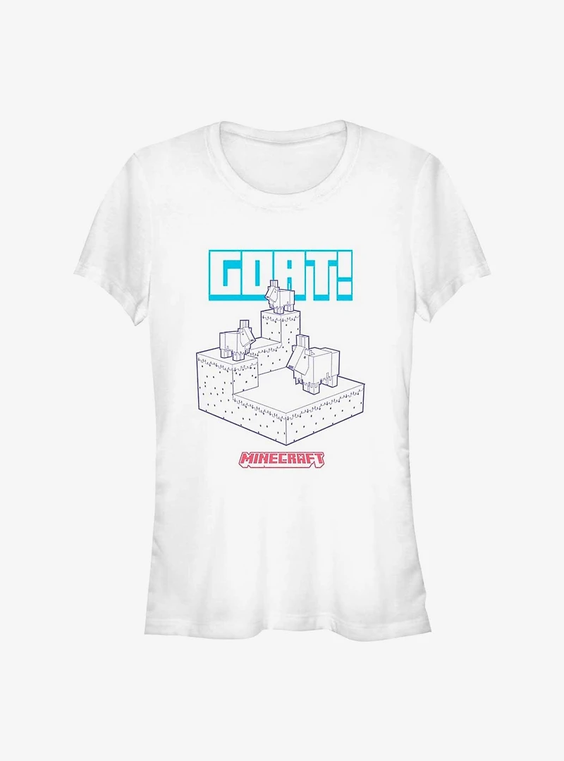 Minecraft Goats Girls T-Shirt