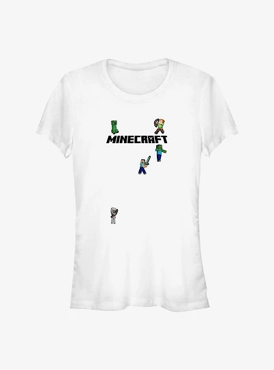 Minecraft Logo Girls T-Shirt