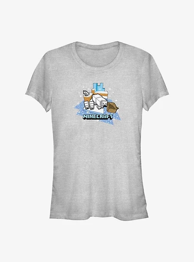 Minecraft Polar Bears Girls T-Shirt