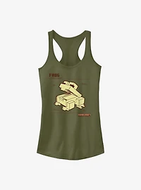 Minecraft Frog Schematic Girls Tank