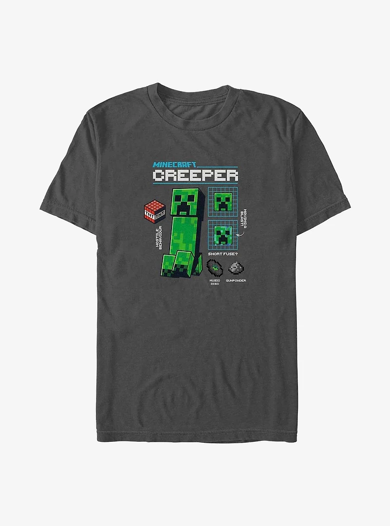 Minecraft Creeper Intel T-Shirt