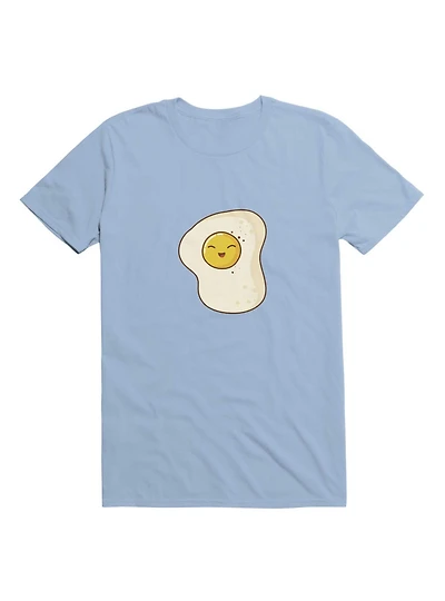 Kawaii Fried Eggs Pattern T-Shirt