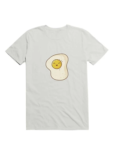 Kawaii Fried Eggs Pattern T-Shirt