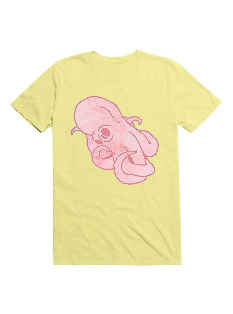 Kawaii Colorful Octopus - Strawberry Milk Squid Tie Dye T-Shirt