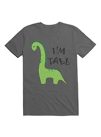 Kawaii Tall Dinosaur - I'm Mom & Dad T-Shirt