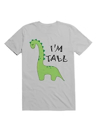 Kawaii Tall Dinosaur - I'm Mom & Dad T-Shirt