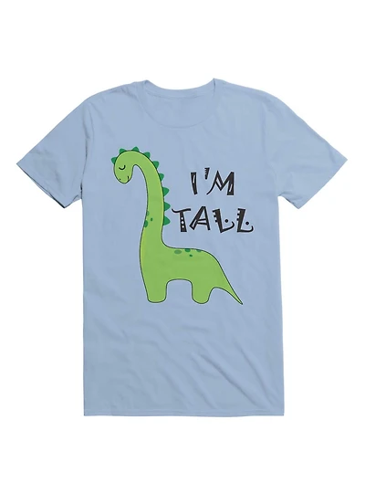 Kawaii Tall Dinosaur - I'm Mom & Dad T-Shirt