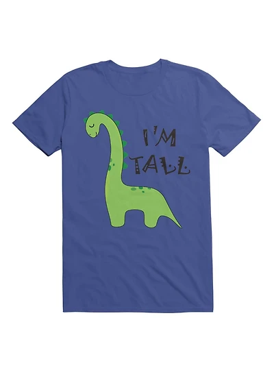 Kawaii Tall Dinosaur - I'm Mom & Dad T-Shirt