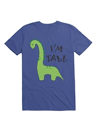Kawaii Tall Dinosaur - I'm Mom & Dad T-Shirt
