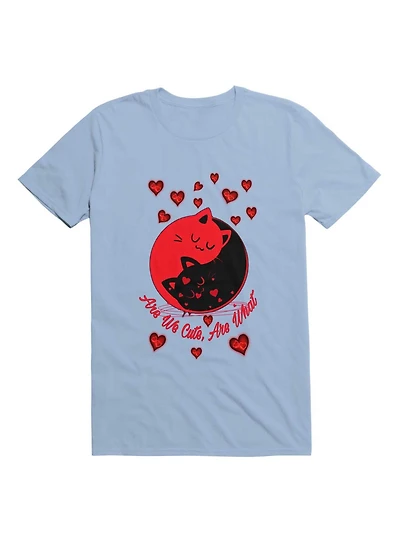 Kawaii Yin Yang Cute Cats T-Shirt