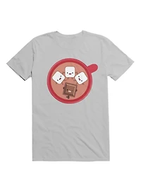 Kawaii Hot Chocolate Marshmallow Pool Party T-Shirt