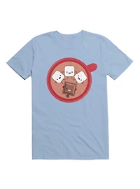 Kawaii Hot Chocolate Marshmallow Pool Party T-Shirt