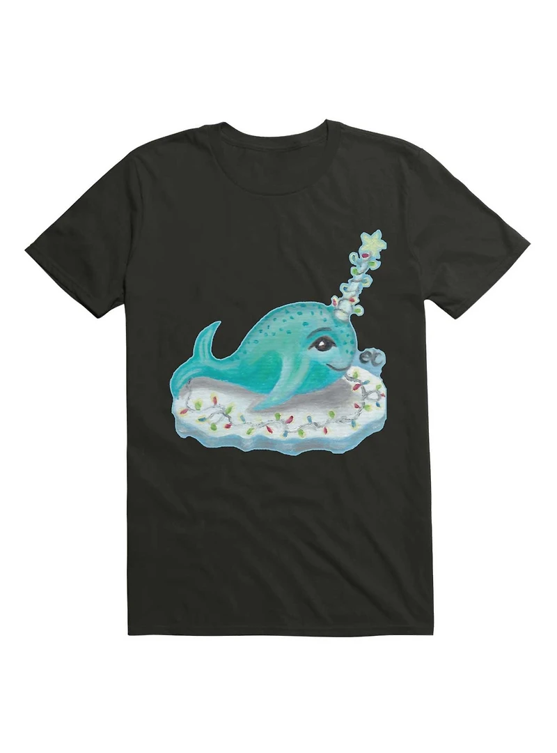 Kawaii Winter Narwhal T-Shirt