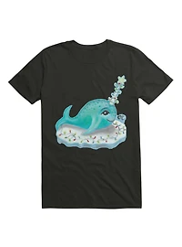 Kawaii Winter Narwhal T-Shirt