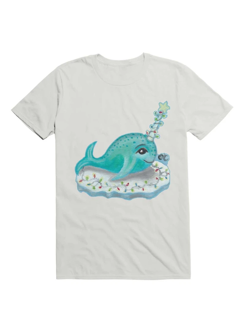 Kawaii Winter Narwhal T-Shirt