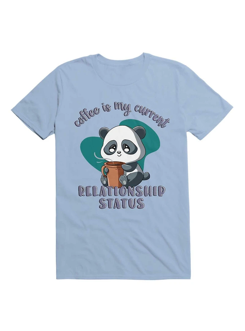 Kawaii Coffee is My Current Relationship Status T-Shirt