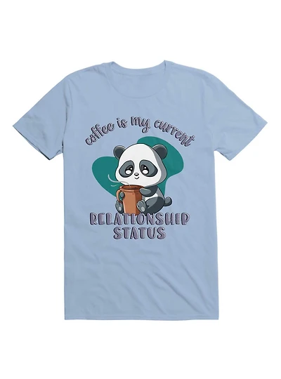 Kawaii Coffee is My Current Relationship Status T-Shirt