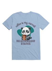 Kawaii Coffee is My Current Relationship Status T-Shirt
