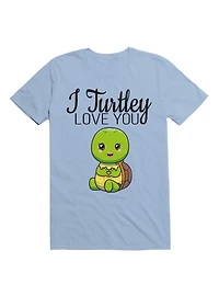 Kawaii I Turtley Love You, Cool Design For Turtle T-Shirt