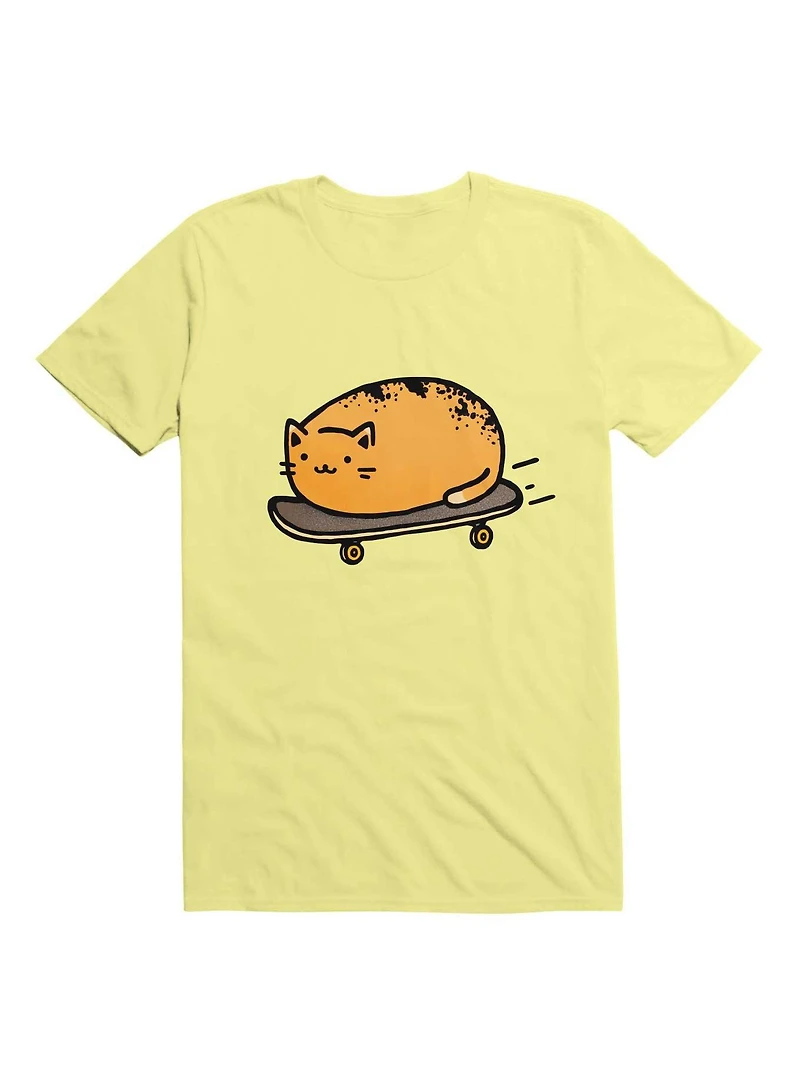 Kawaii Skateboarding Kitty Loaf T-Shirt
