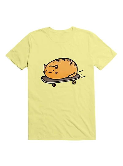 Kawaii Skateboarding Kitty Loaf T-Shirt