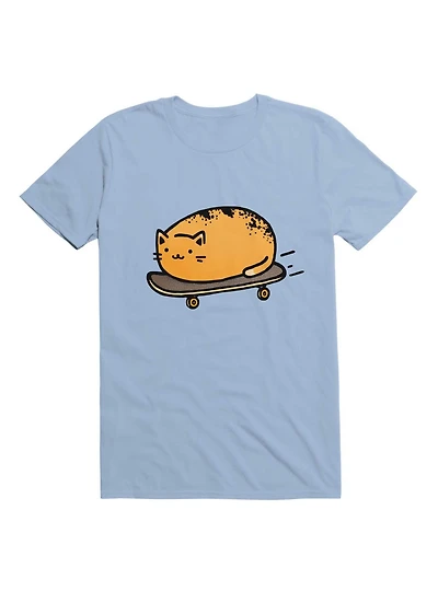 Kawaii Skateboarding Kitty Loaf T-Shirt