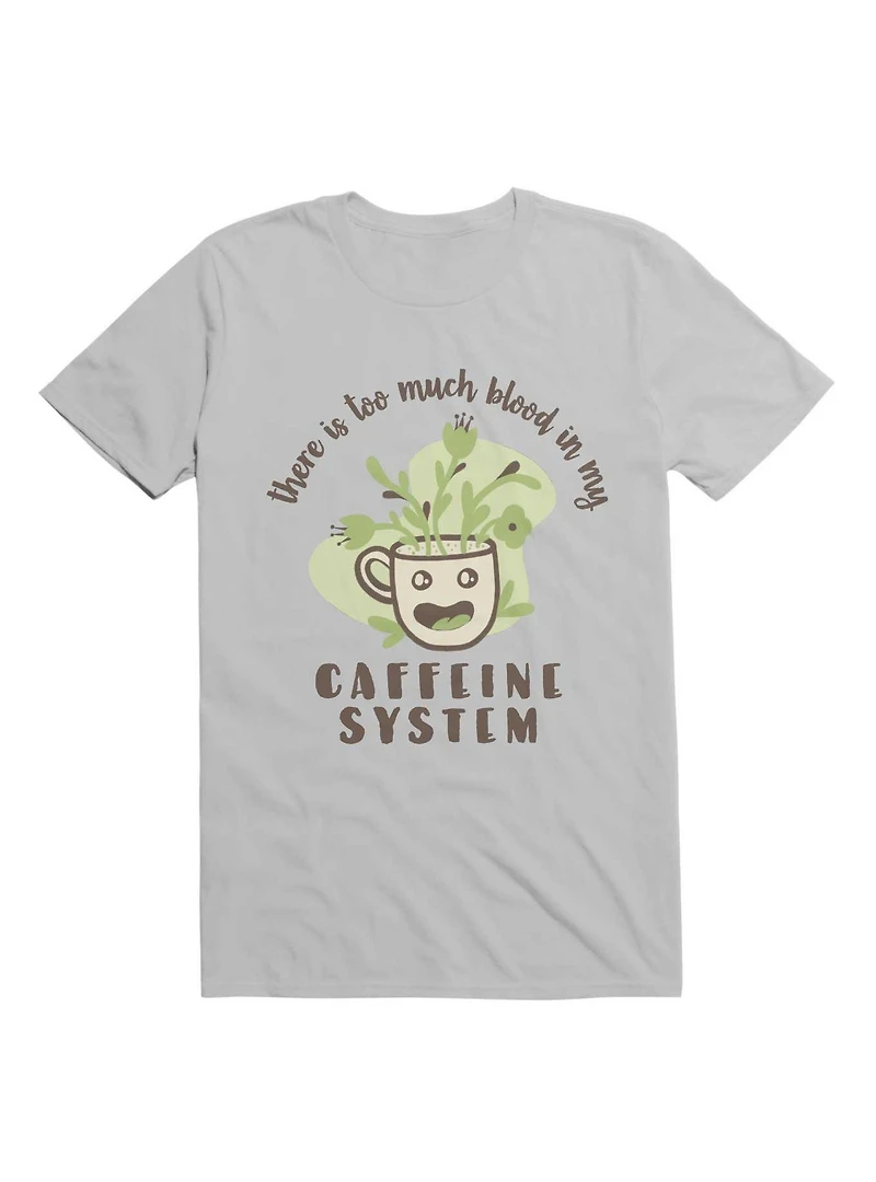 Kawaii There Is Too Much Blood My Caffeine System T-Shirt