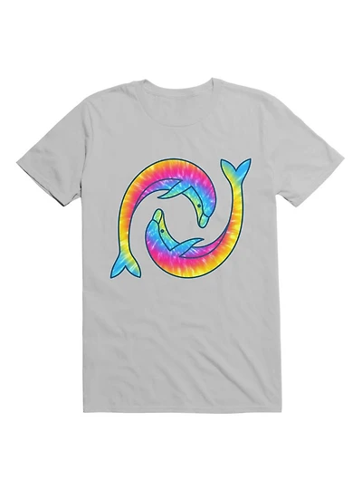 Kawaii Tie Dye Dolphins T-Shirt