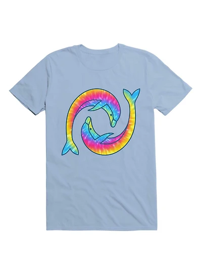 Kawaii Tie Dye Dolphins T-Shirt