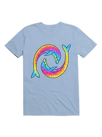 Kawaii Tie Dye Dolphins T-Shirt
