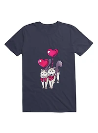 Kawaii We Wuv You Doggos Card T-Shirt