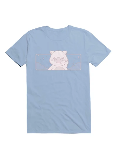 Kawaii Pink Peace Piggy T-Shirt