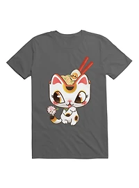 Kawaii Lucky Ramen Cat T-Shirt