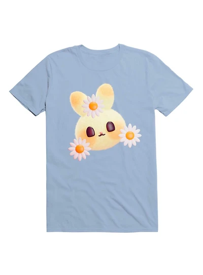 Kawaii Bunny, Flowers And Happiness T-Shirt