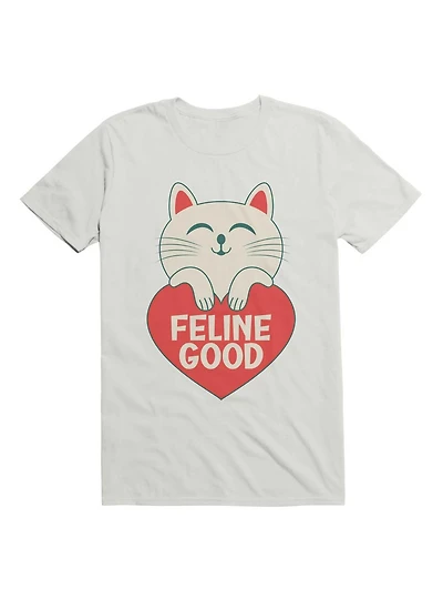 Kawaii Feline Good Cute Cat T-Shirt
