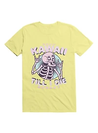 Kawaii Till I Die Cute Skeleton T-Shirt