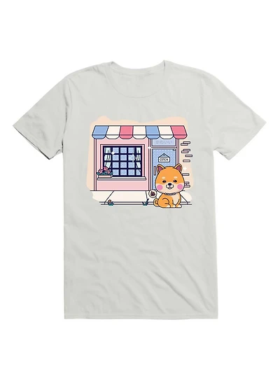 Kawaii Doggo Restaurant Cute Shiba Inu T-Shirt