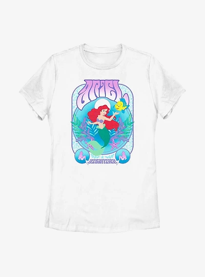 Disney The Little Mermaid Ariel Retro Womens T-Shirt