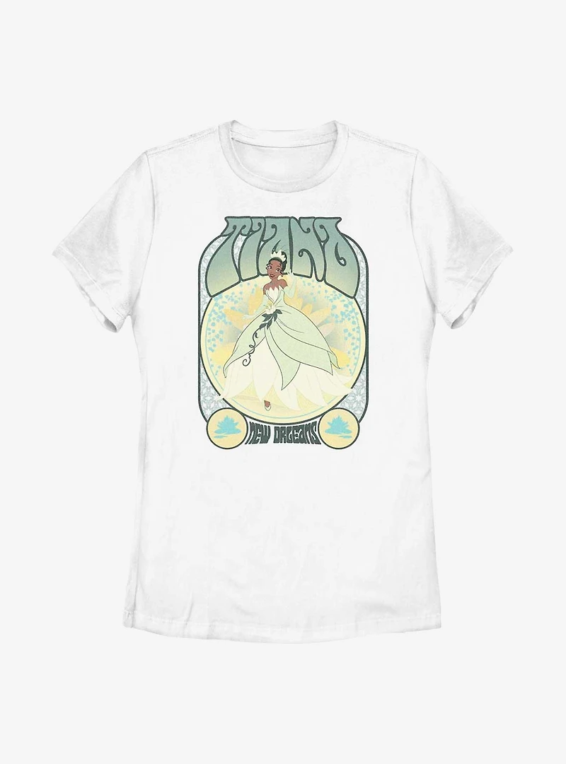 Disney The Princess And Frog Tiana Retro Womens T-Shirt