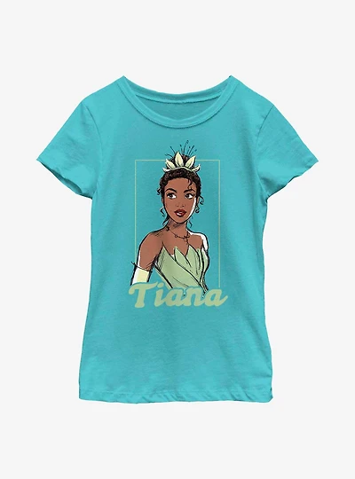 Disney The Princess And Frog Tiana Sketched Youth Girls T-Shirt
