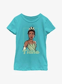 Disney The Princess And Frog Tiana Sketched Youth Girls T-Shirt
