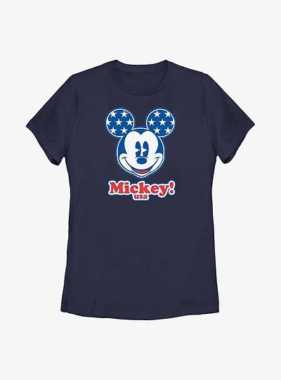 Disney Mickey Mouse USA Womens T-Shirt