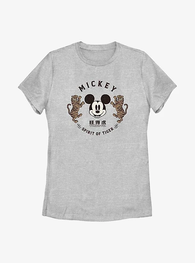 Disney Mickey Mouse Spirit Of Tiger Womens T-Shirt