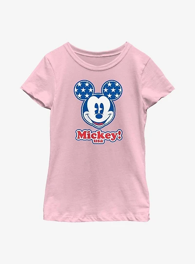 Disney Mickey Mouse USA Youth Girls T-Shirt