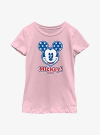 Disney Mickey Mouse USA Youth Girls T-Shirt
