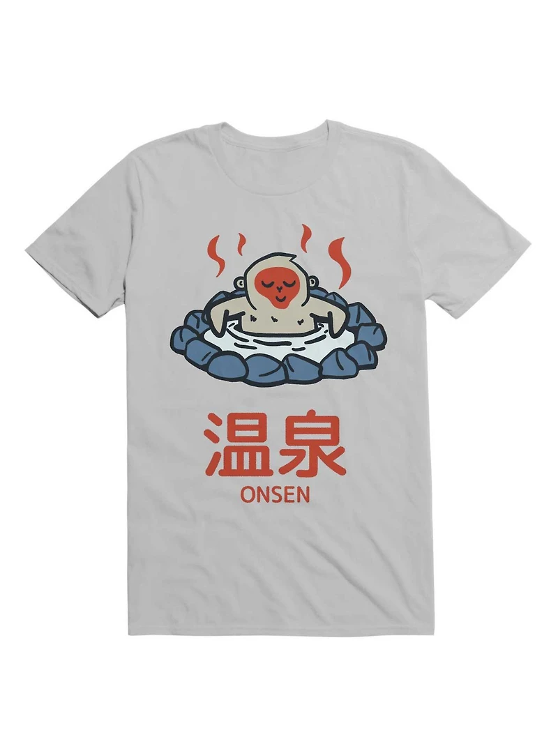 Kawaii Snow Monkey Relaxing Onsen T-Shirt