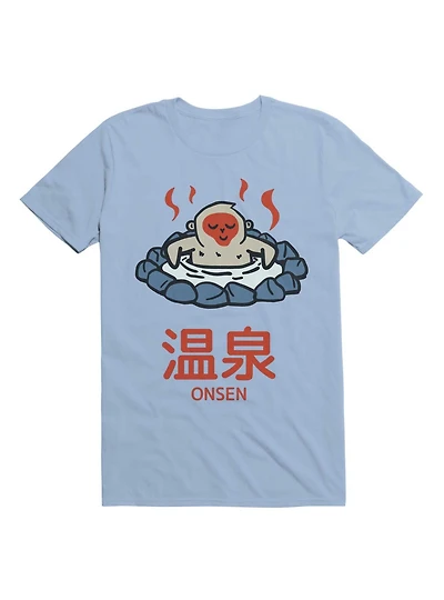 Kawaii Snow Monkey Relaxing Onsen T-Shirt